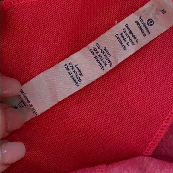 🛑SOLD🛑 Lululemon Hot Pink Zip up Jacket Top 8 - Picture 3 of 8